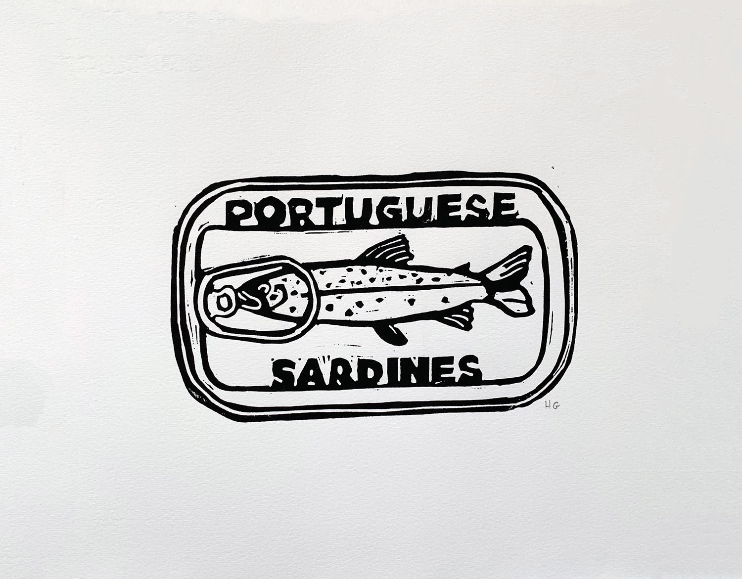 Hugo Guinness classic prints (unframed), Portuguese Sardines