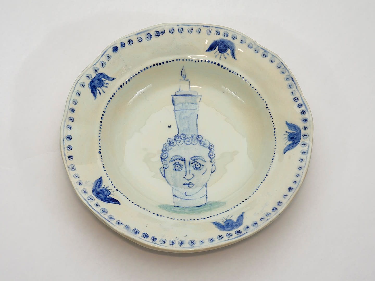 Claudia Rankin, Etruscan Head & Candle Bowl, 2025