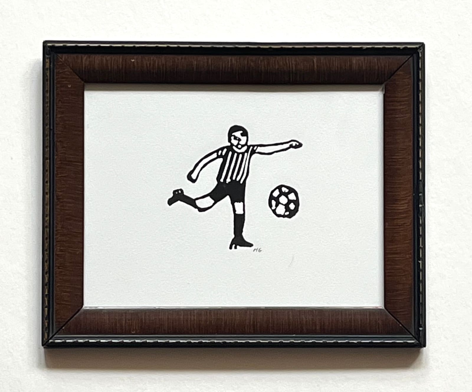 Hugo Guinness classic prints (framed), Footballer, 2025