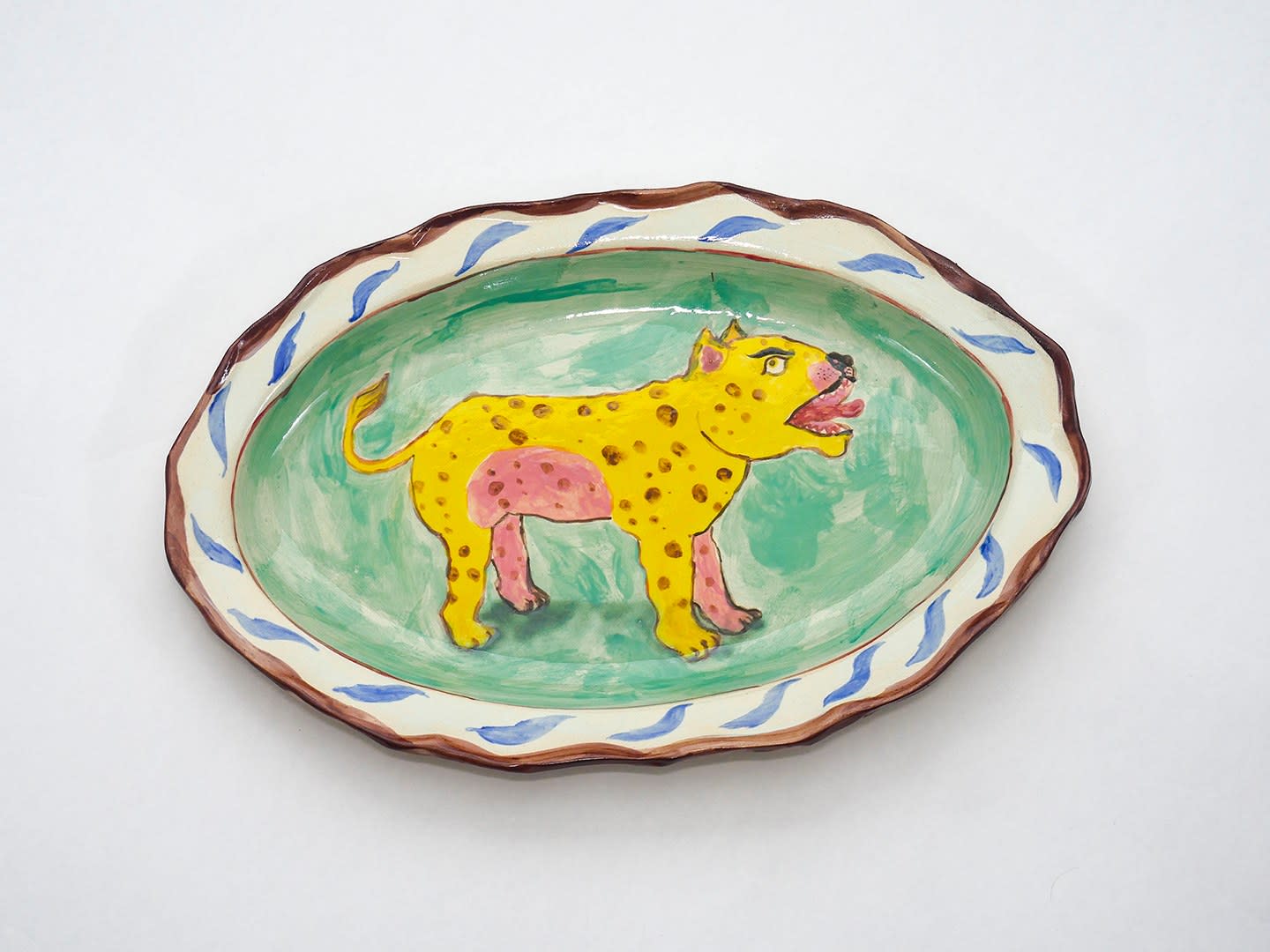 Claudia Rankin, Leopard Platter, 2025