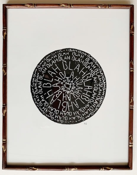 Hugo Guinness classic prints (framed), Blah Mandala, 2022