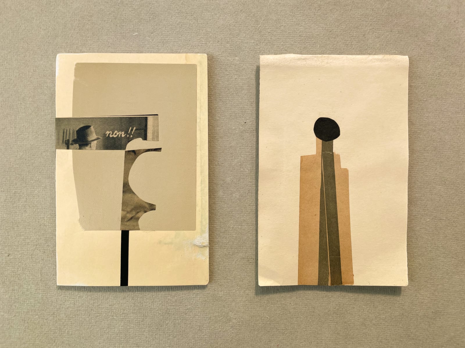 Ben McLaughlin collages, Untitled, 2023 WSJ Gallery