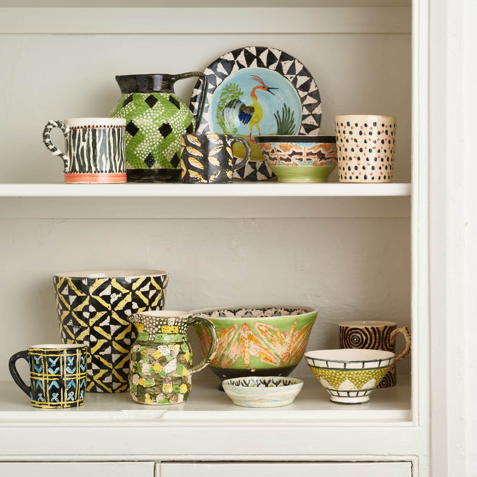 Prue Piper, Marsh Carpet Moth Bowl, c.2019