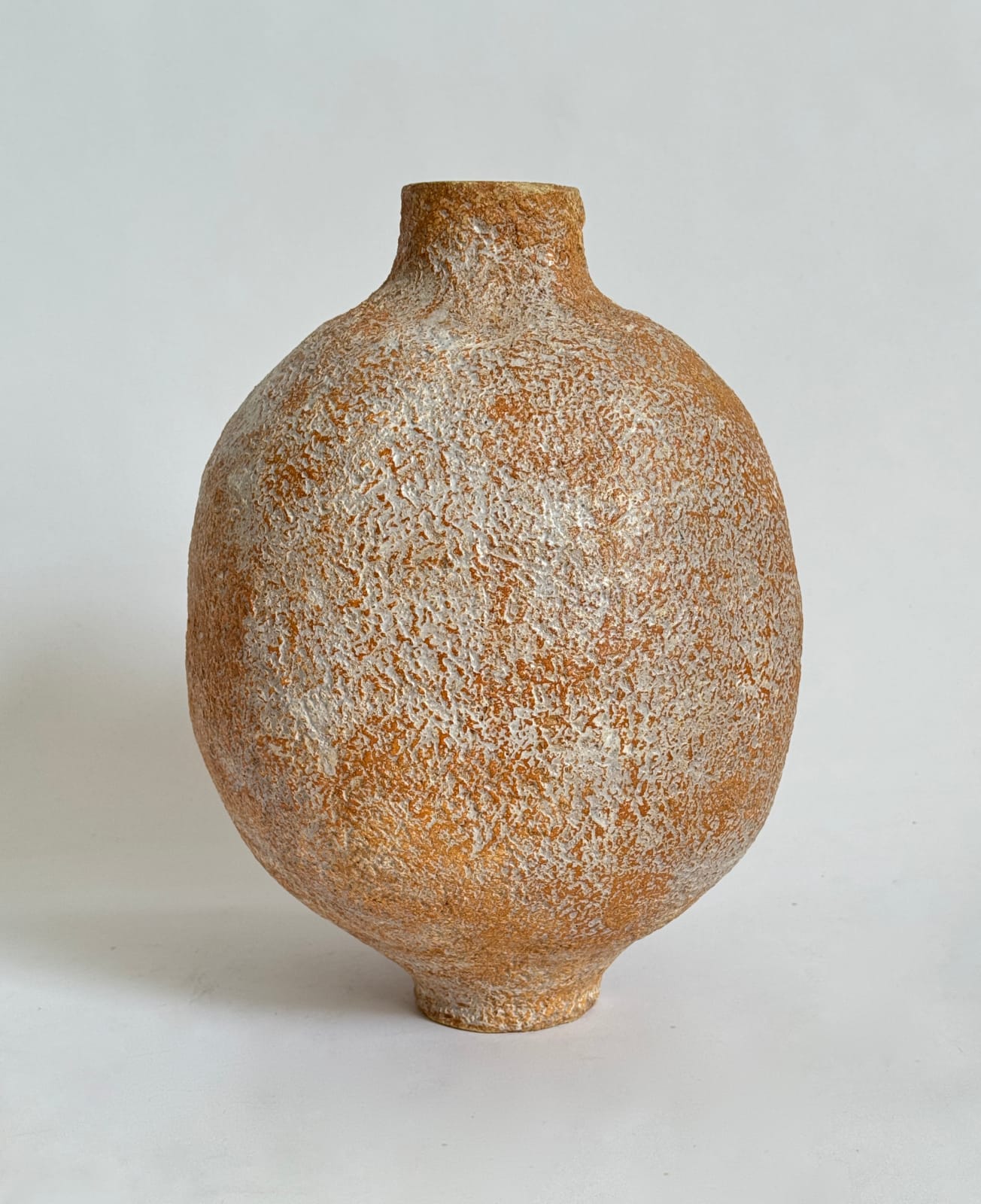 Julie Nelson, Rust Orb vessel, 2024