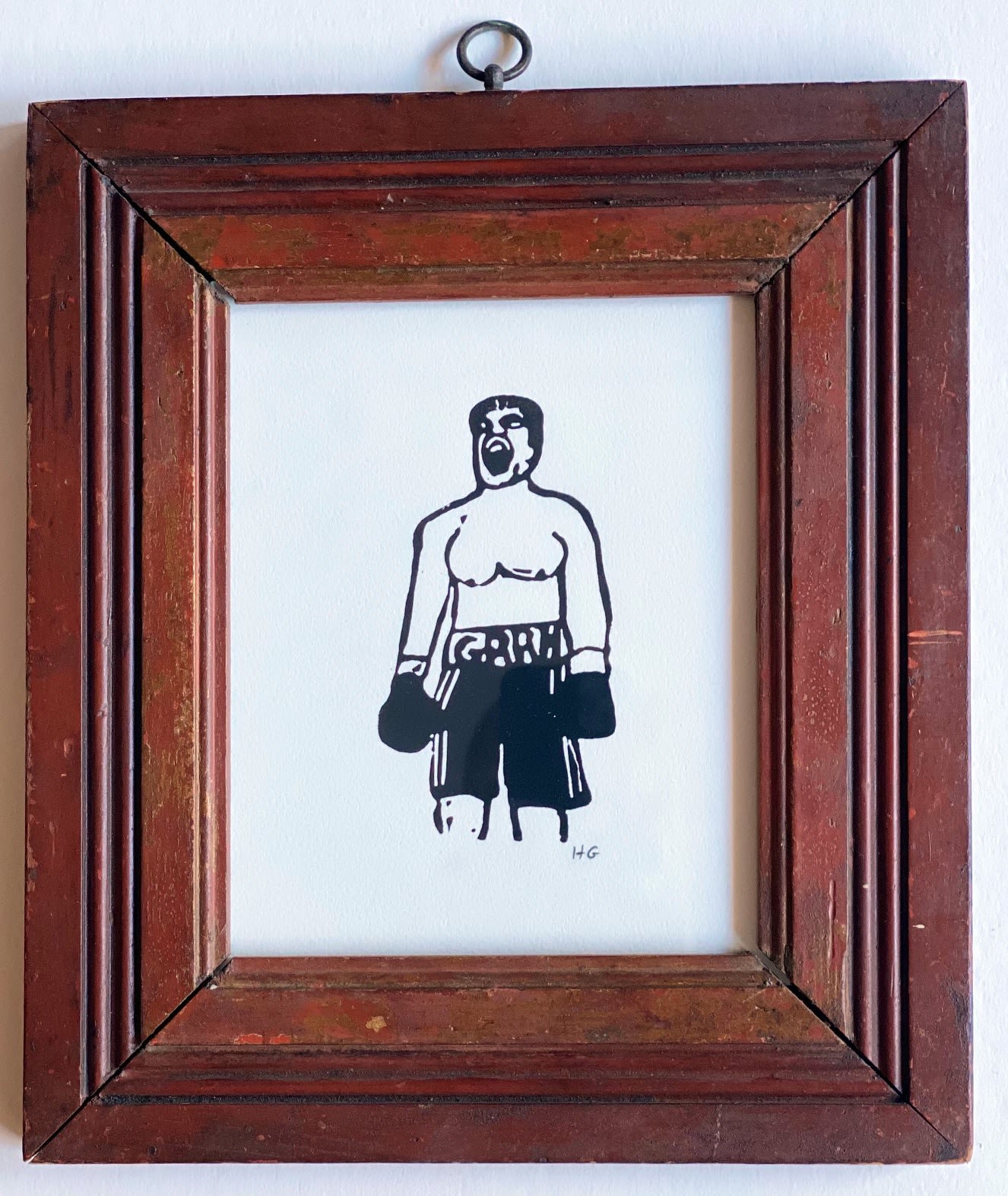Hugo Guinness classic prints (framed), Boxer Grrrrrr, 2022