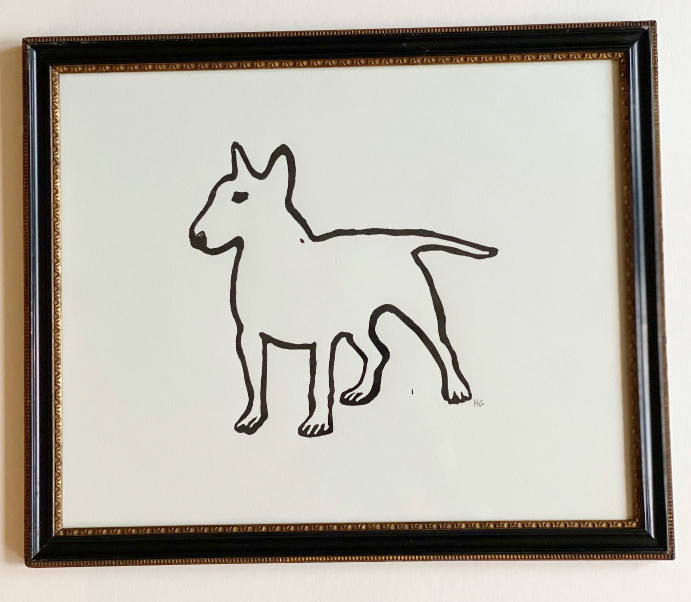 Hugo Guinness classic prints (framed), Bull Terrier, 2021