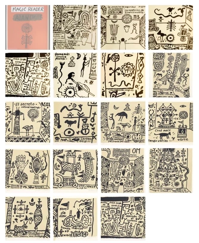 Alan Davie, Magic Reader, 1988