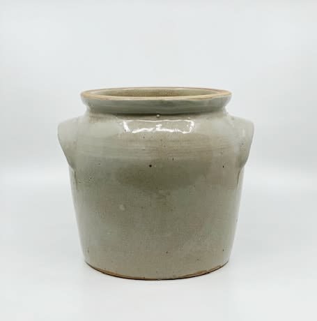 Grey-Blue French Storage Jar, early 20th C.