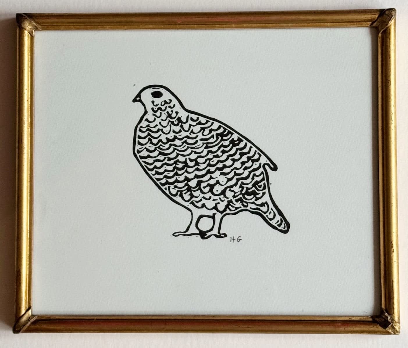 Hugo Guinness classic prints (framed), Quail, 2024