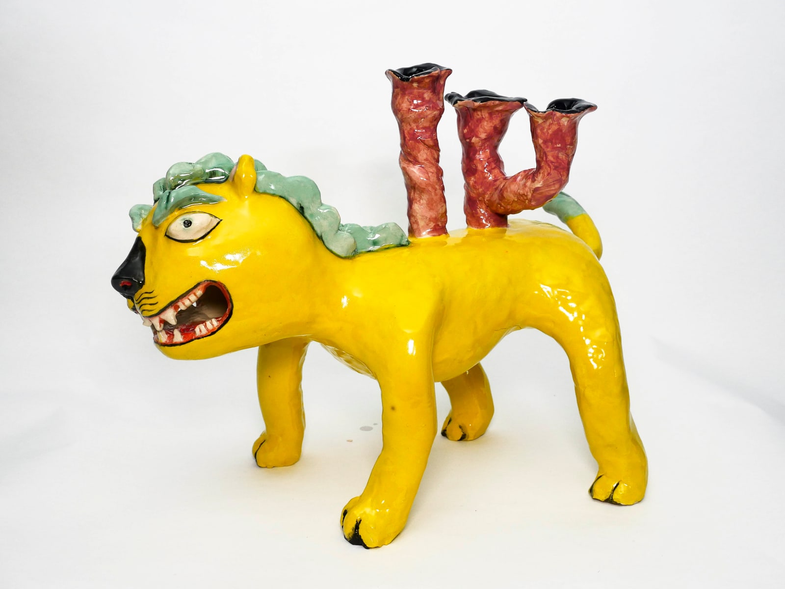 Claudia Rankin, Lion Candleholder, 2025