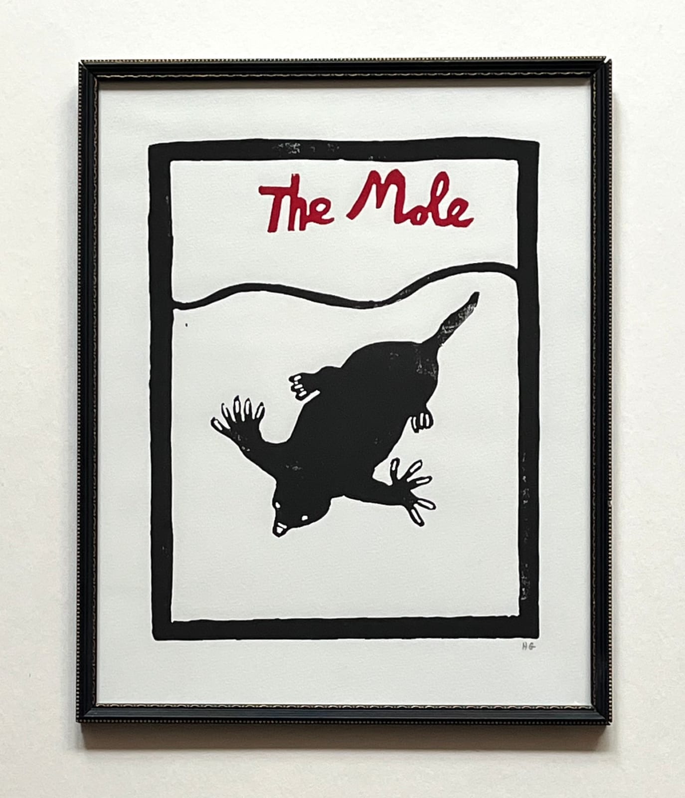 Hugo Guinness classic prints (framed), The Mole