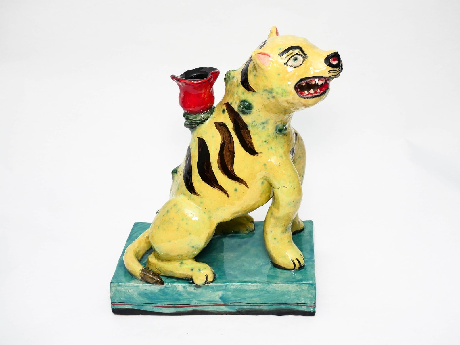 Claudia Rankin, Tiger Candleholder, 2025