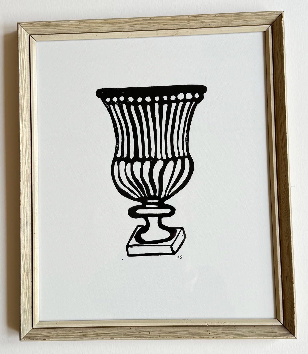 Hugo Guinness classic prints (framed), Urn, 2024