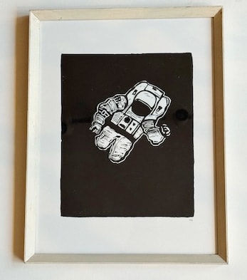 Hugo Guinness classic prints (framed), Spaceman, 2025