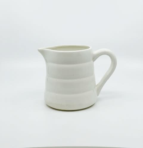 French White Ceramic Jug, early 20th C.
