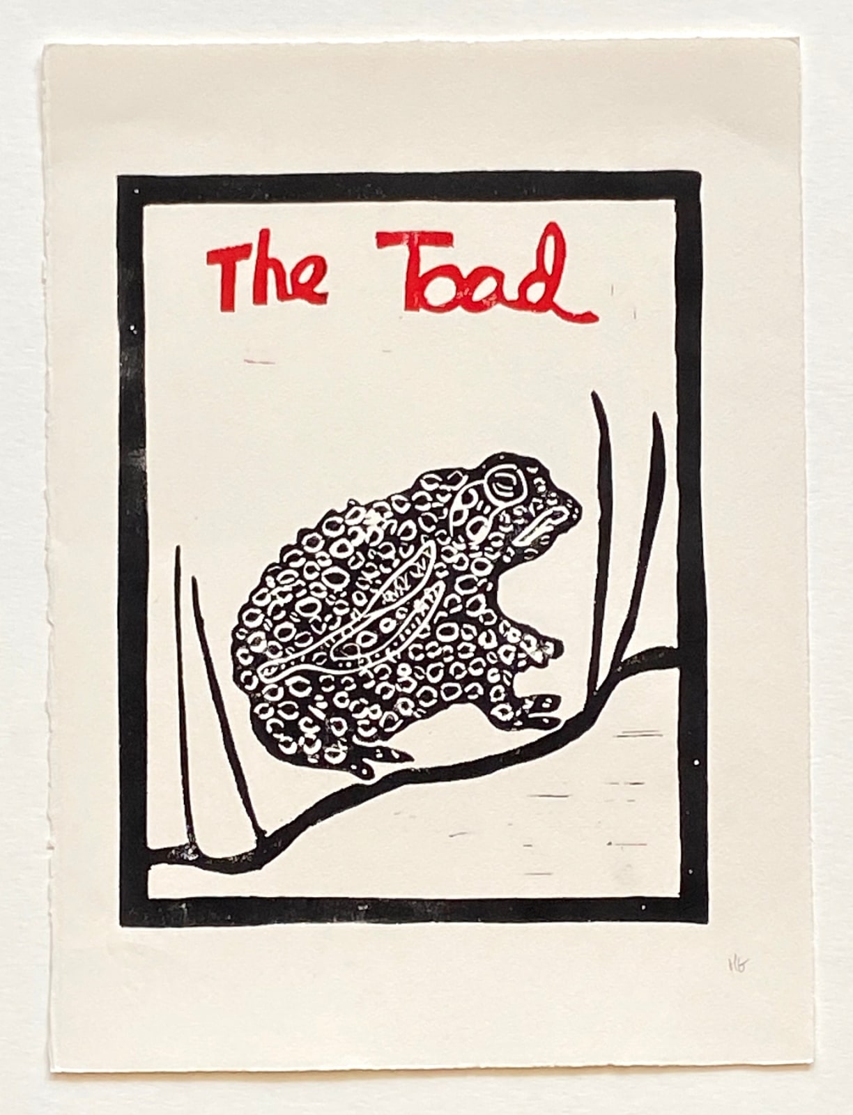 Hugo Guinness classic prints (framed), The Toad
