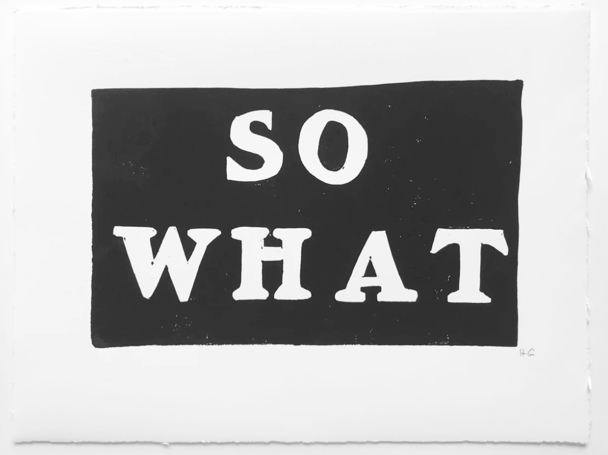 Hugo Guinness classic prints (unframed), So What