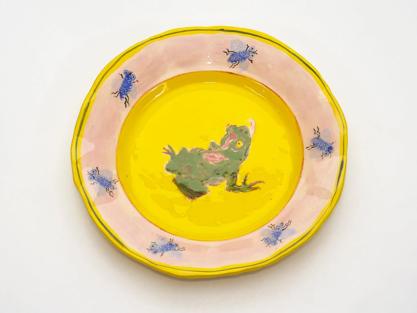 Claudia Rankin, Frog & Flies Plate, 2025