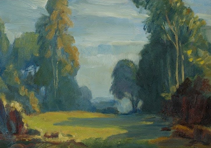 Park Landscape by unknown artist, 1930s