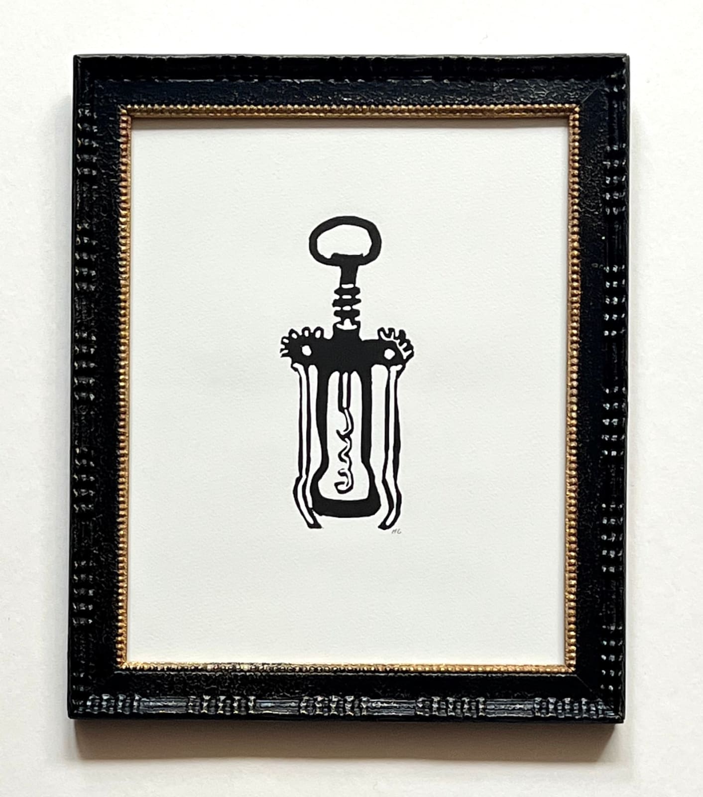 Hugo Guinness classic prints (framed), Corkscrew, 2025