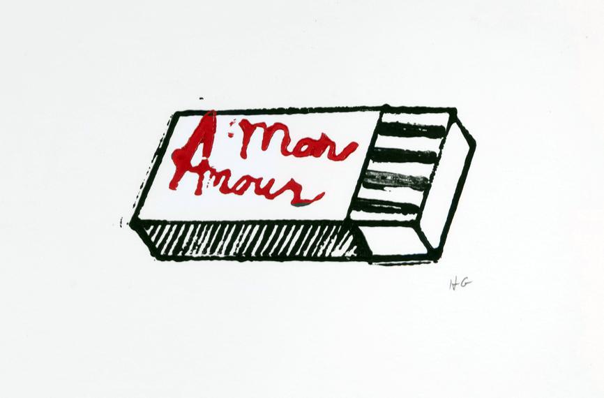 Hugo Guinness classic prints (unframed), Mon Amour