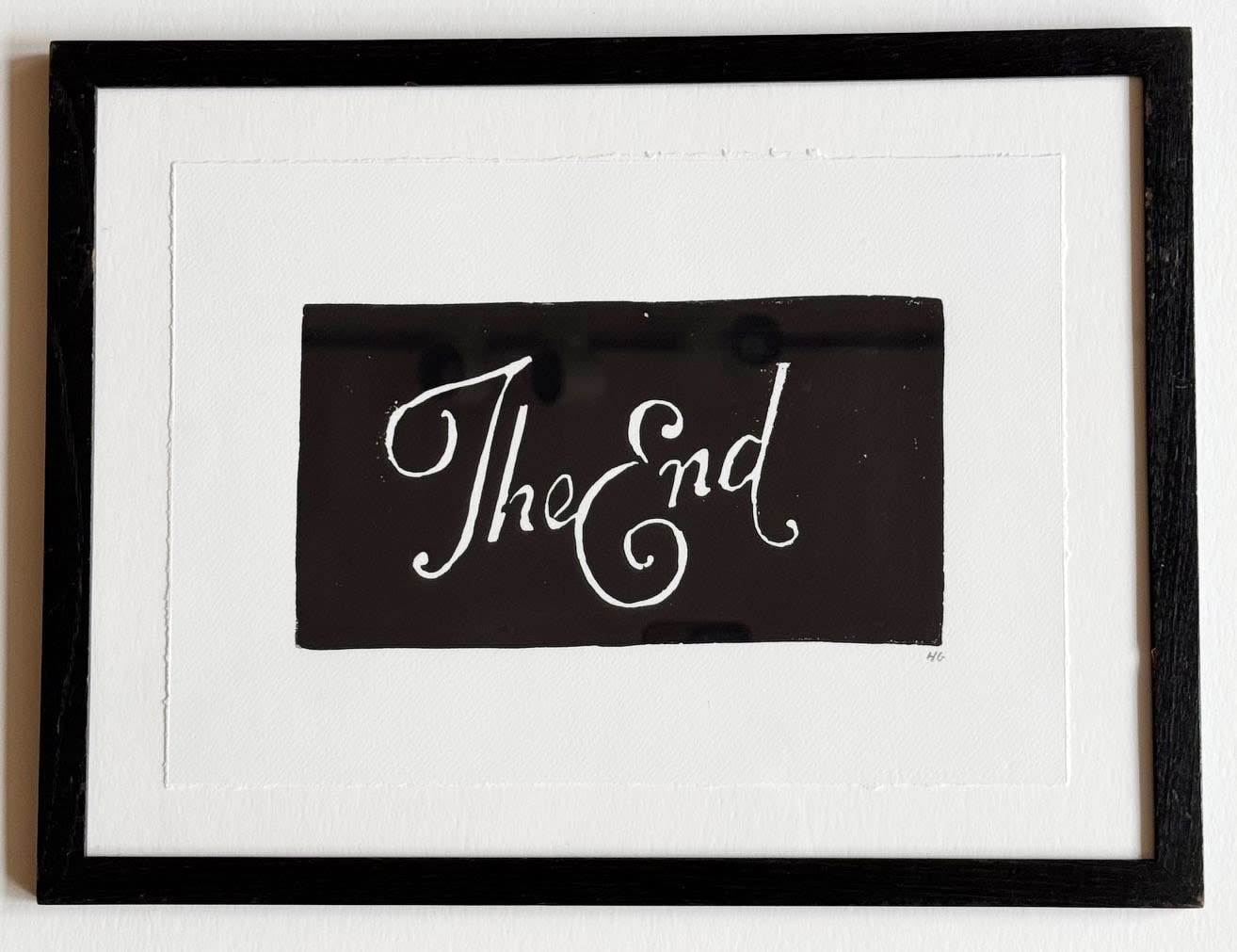 Hugo Guinness classic prints (framed), The End, 2024