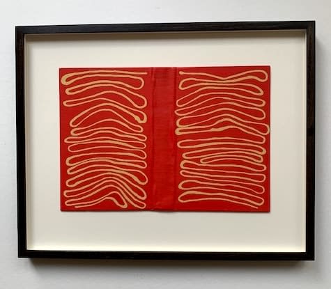 Karen Radford, Serpentine II (Red), 2023
