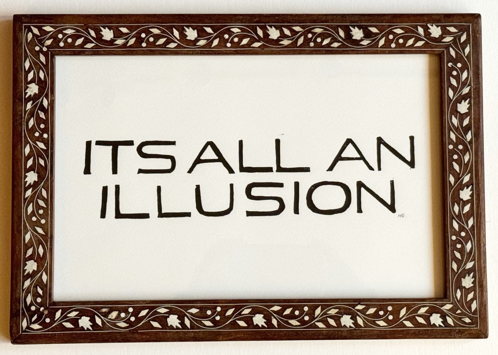 Hugo Guinness classic prints (framed), Its All an Illusion, 2024