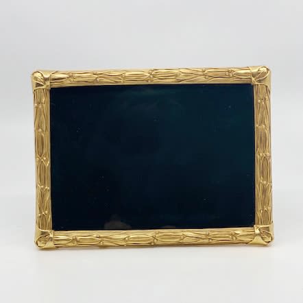 vintage brass photo frame