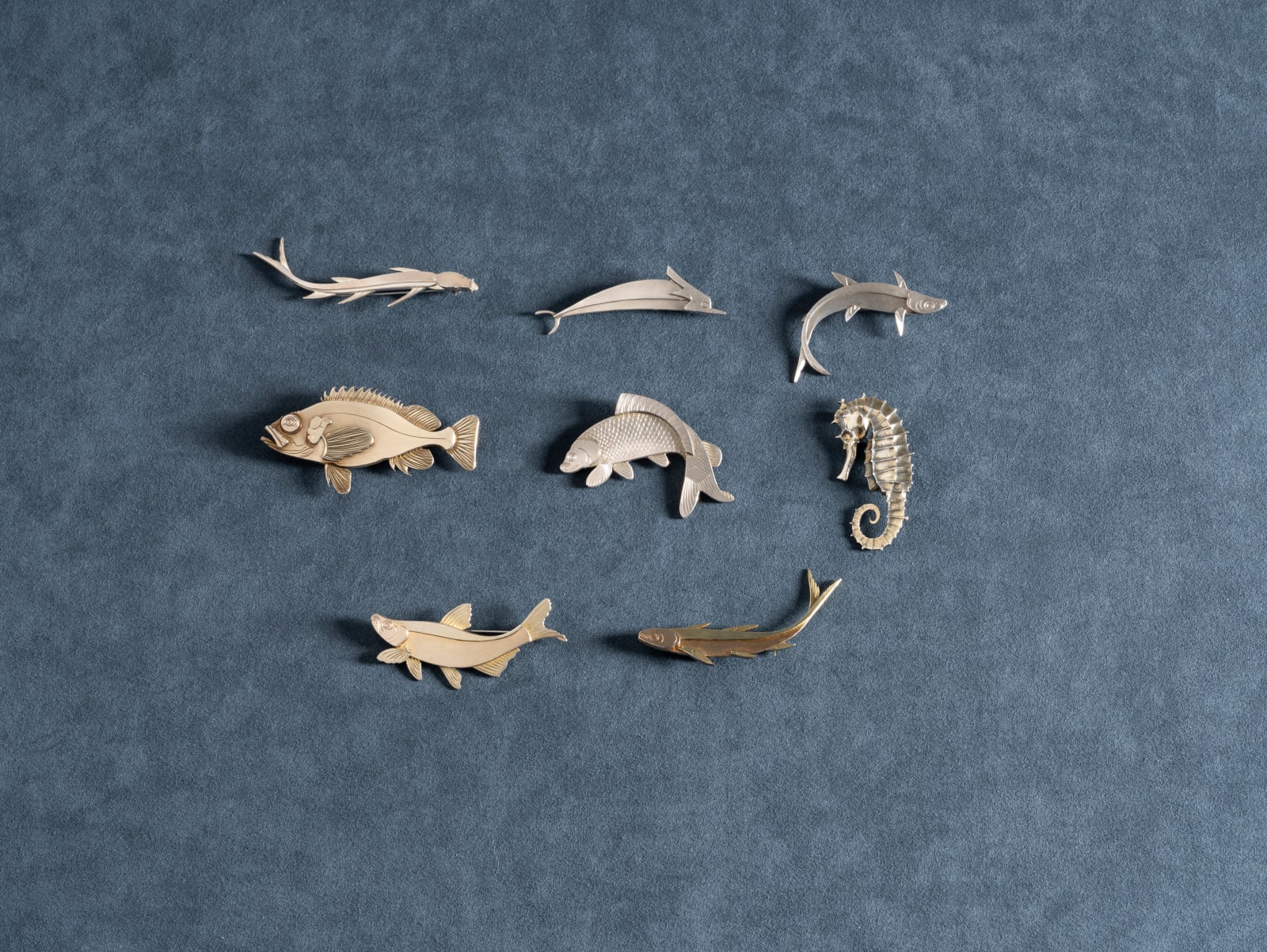 Wiwen Nilsson, Brooches, fish
