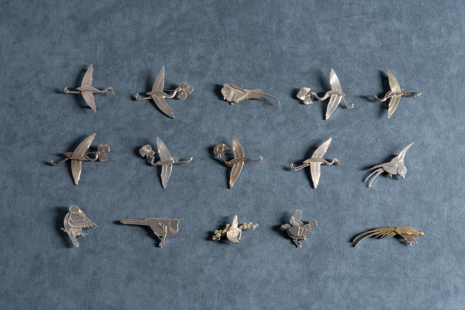 Wiwen Nilsson, Brooches, birds