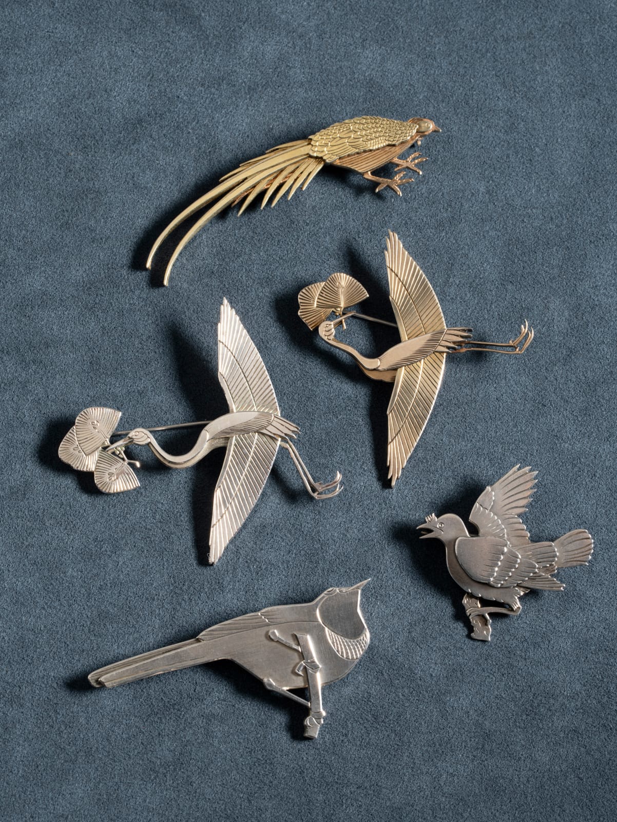 Wiwen Nilsson, Brooches, birds