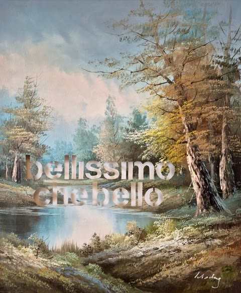 Amikam Toren, Armchair Painting (Bellissimo che bello), 2025