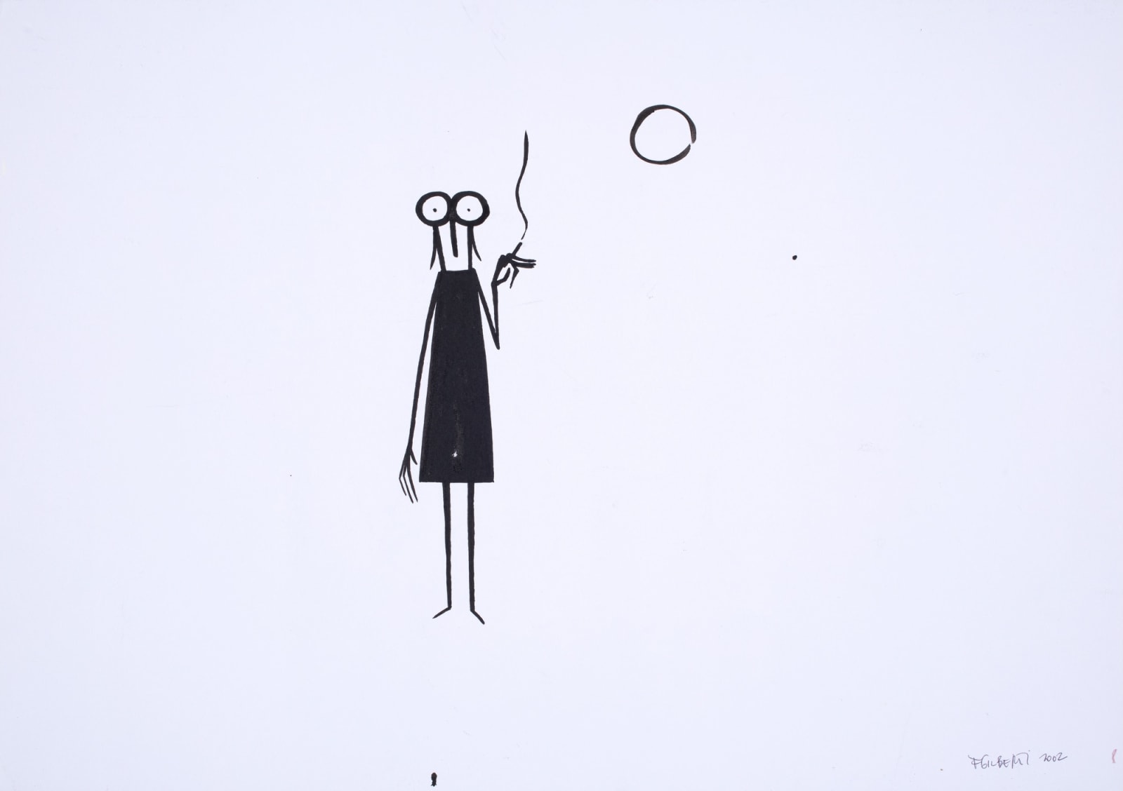 Fausto Gilberti, SMOKY CIRCLE, 2002