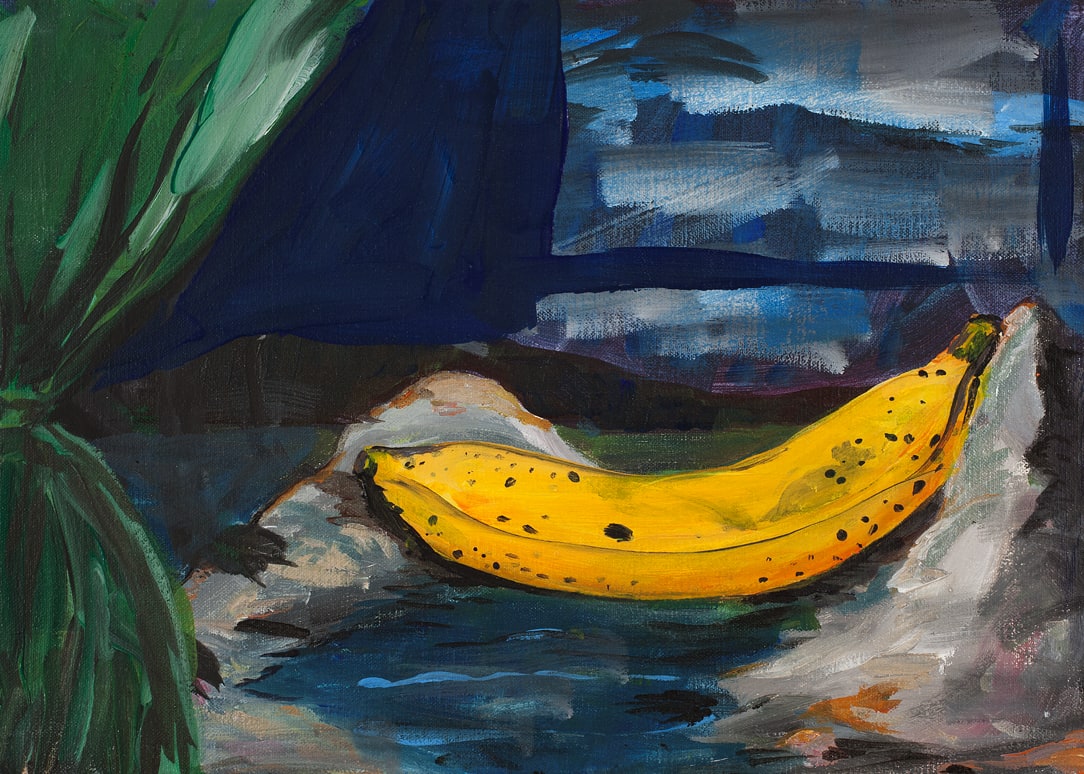 Federico Luger, Banana a finestra aperta, 2014