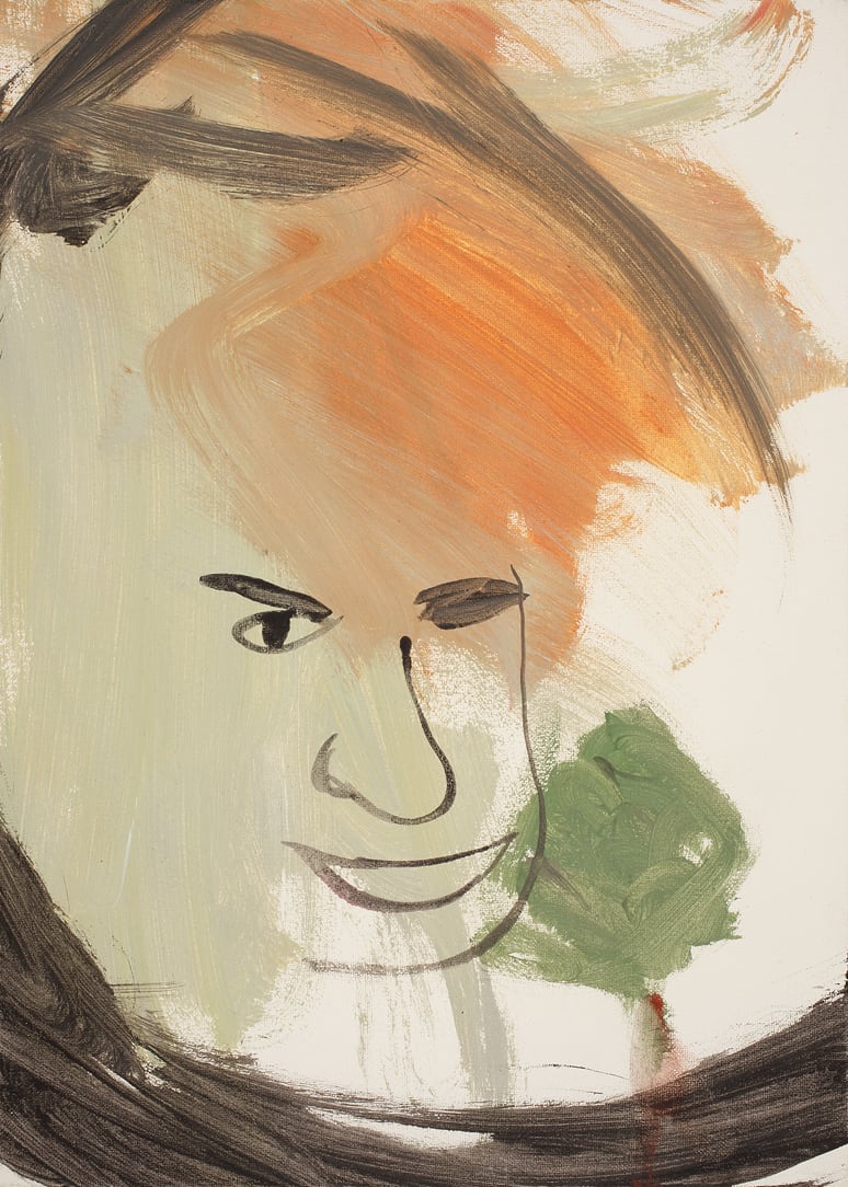 Federico Luger, Ritratto di persona felice, 2014