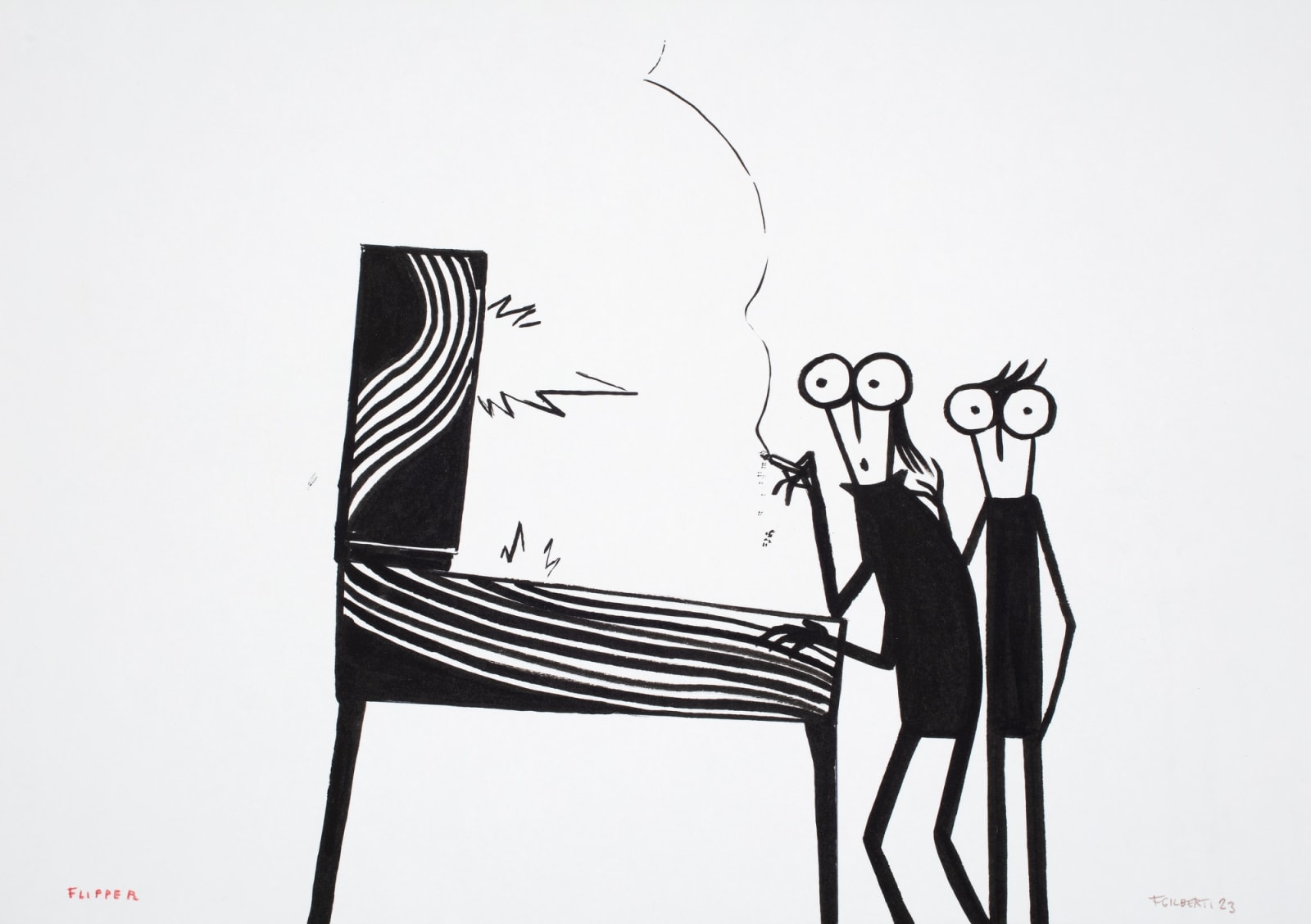 Fausto Gilberti, FLIPPER, 2023