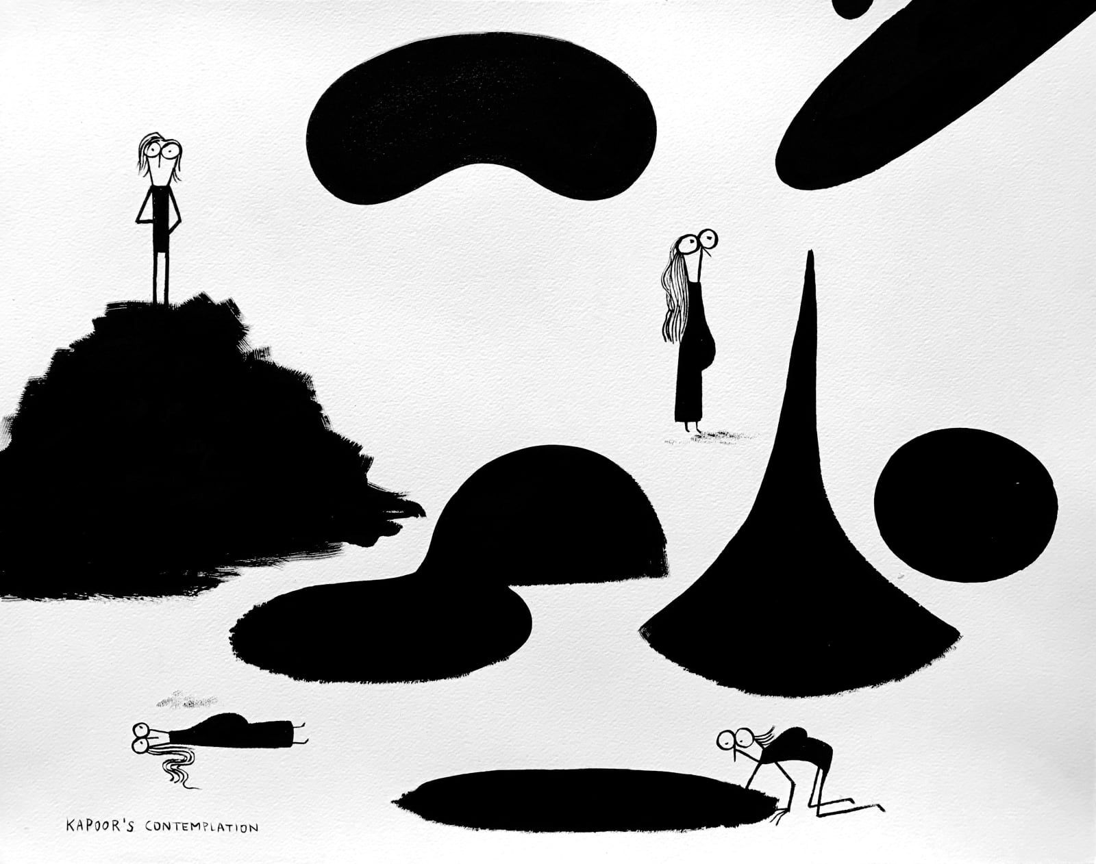 Fausto Gilberti, Kapoor's contemplation, 2022