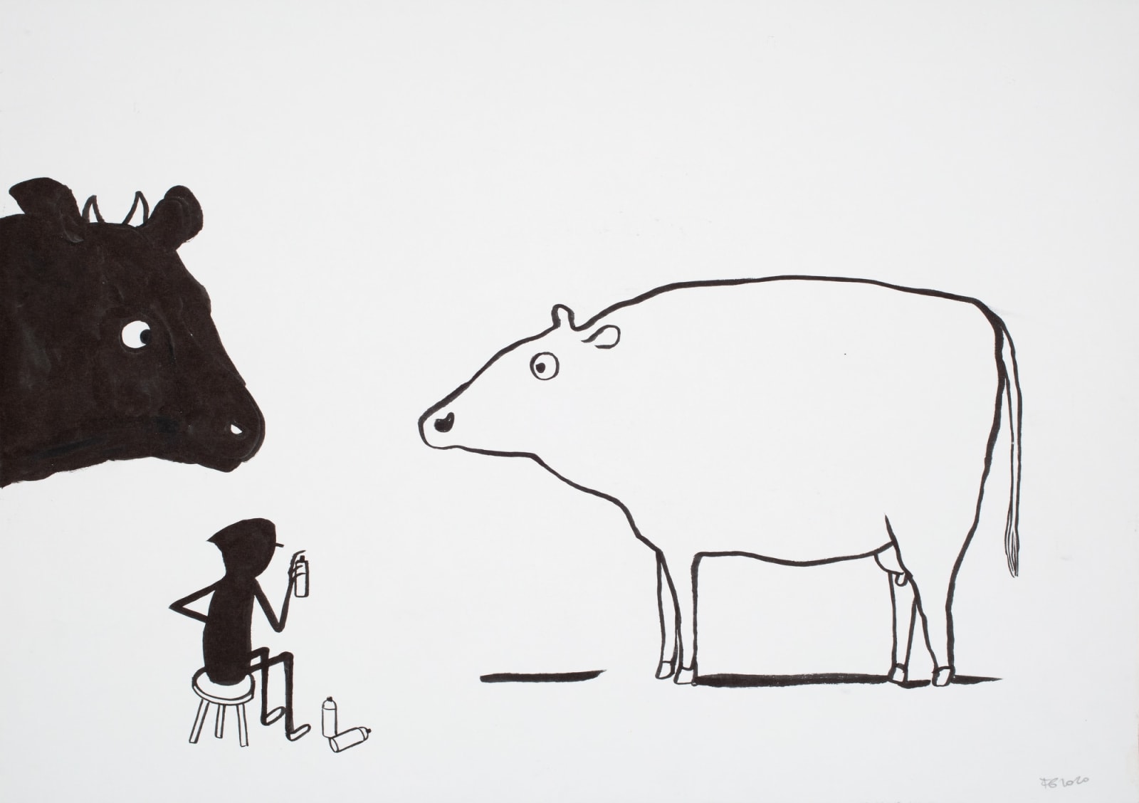 Fausto Gilberti, BANKSY IN CAMPAGNA, 2020