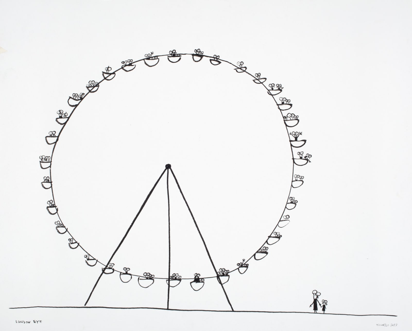 Fausto Gilberti, London Eye, 2023