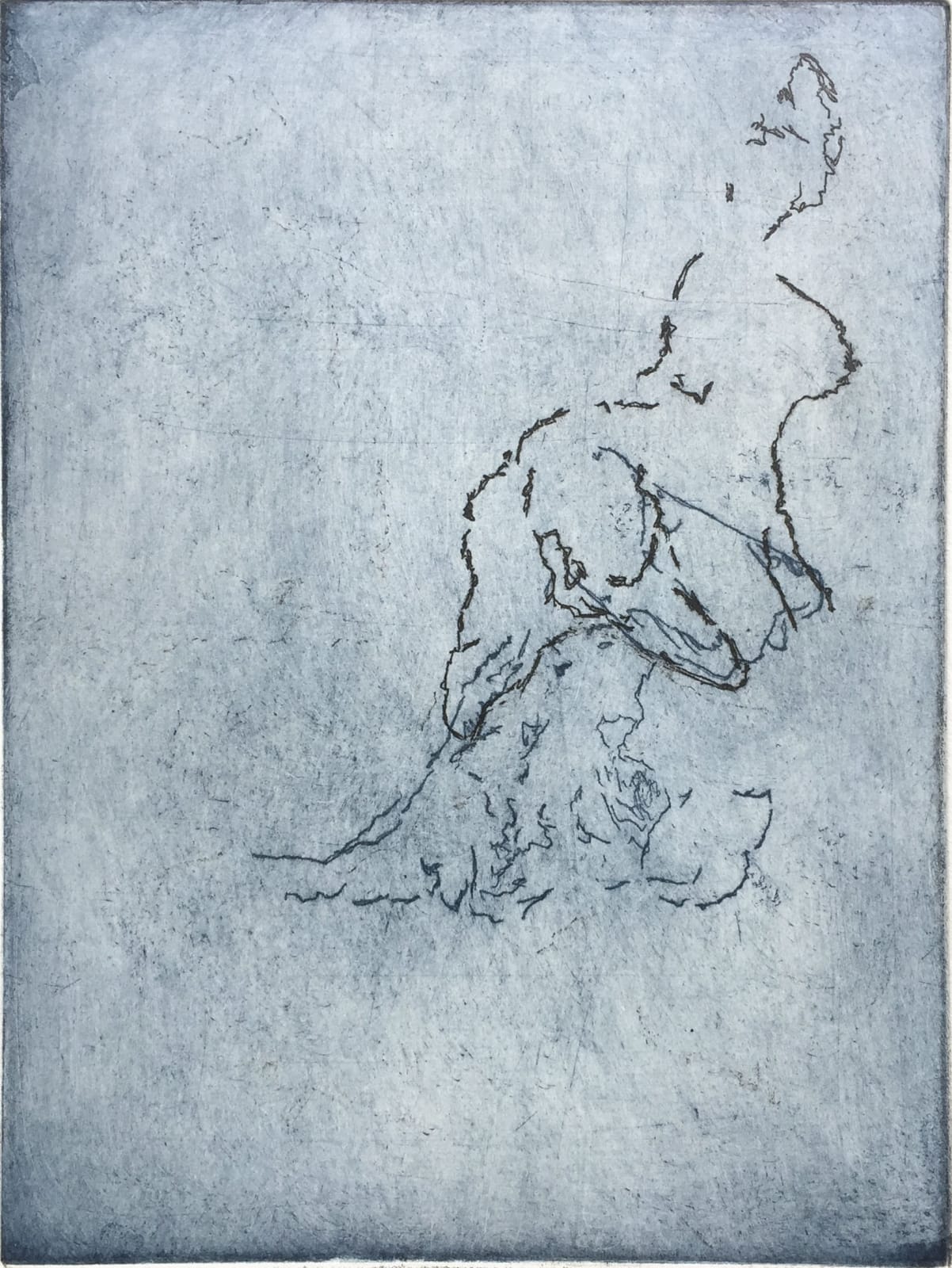 Maggie Barrett, Visions in the Bathroom Tile, 2021
