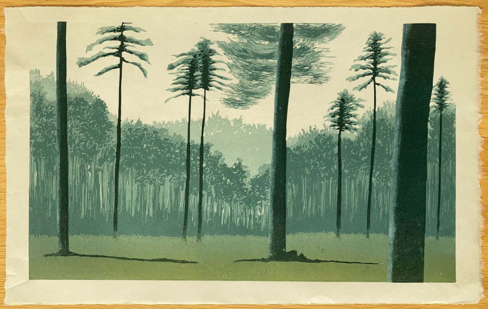 Jo Boddy, Spring Mists in Green, 2021