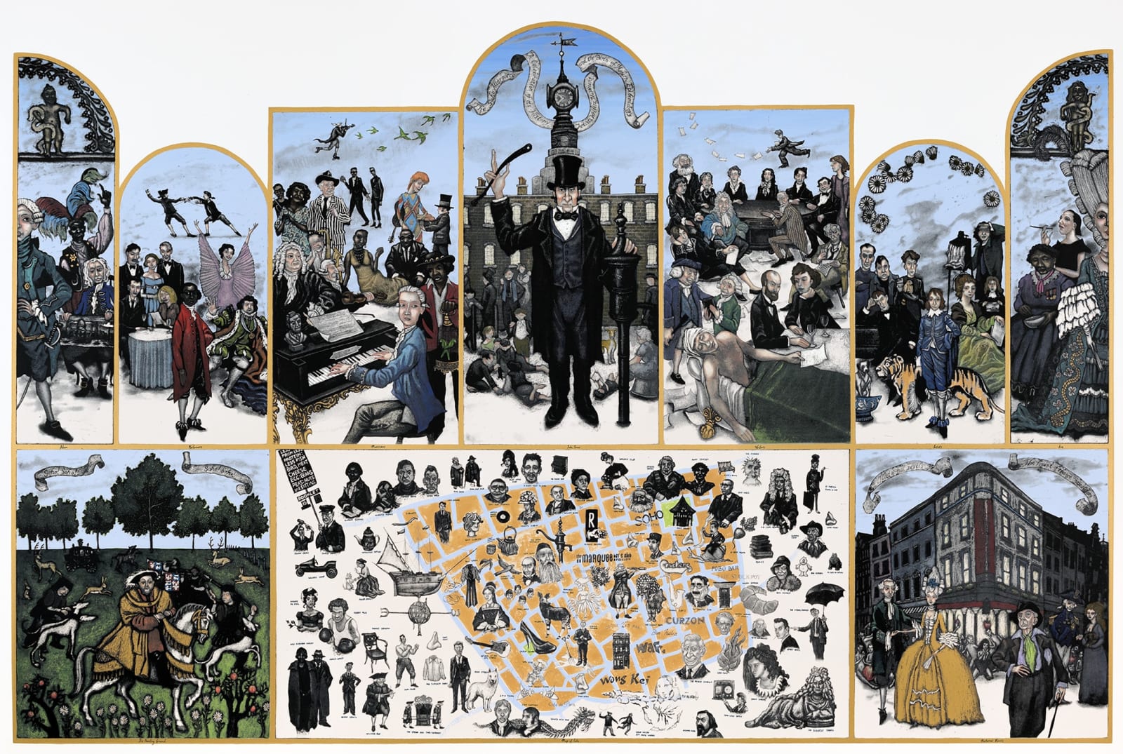Mychael Barratt, The Soho Altarpiece, 2021