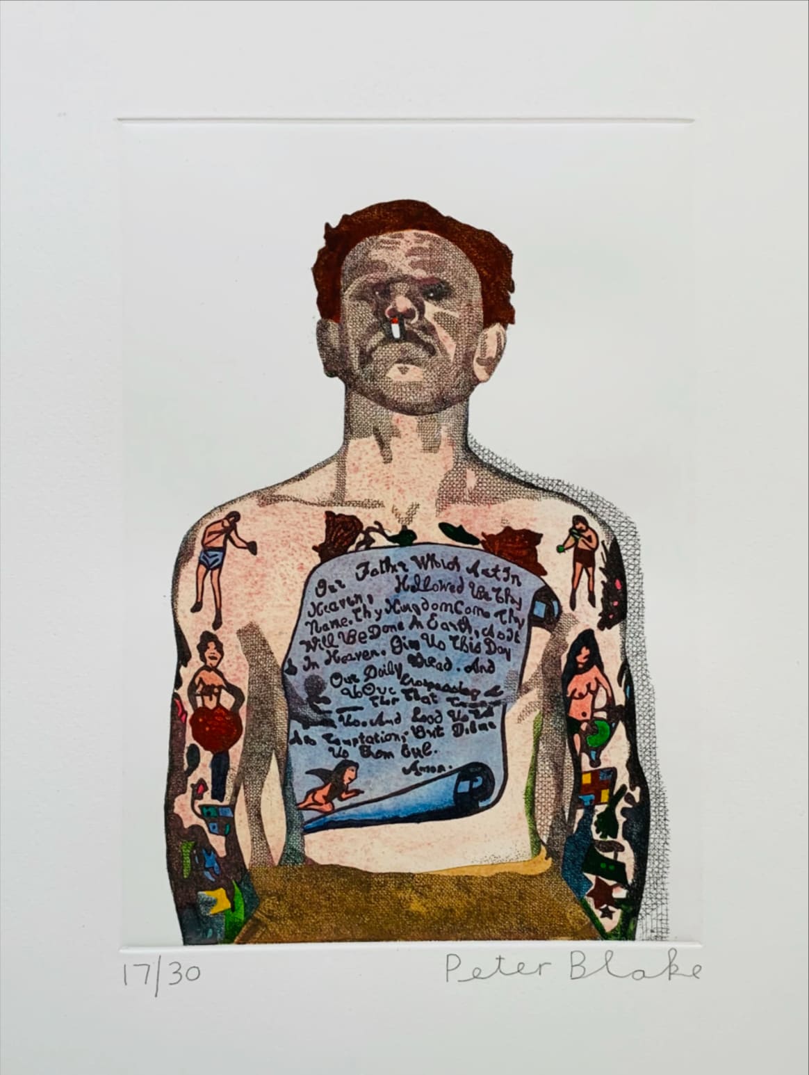 Peter Blake, Reverend Ricky Wreck, 2014