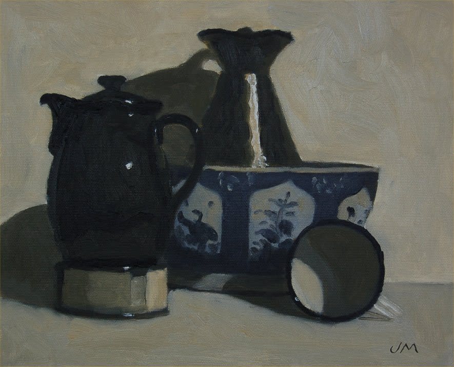 John Maddison, JAPANESE BOWL WITH COPPER JUG