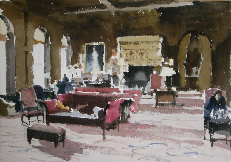 John Yardley, HOTEL LOUNGE, CLIVEDEN