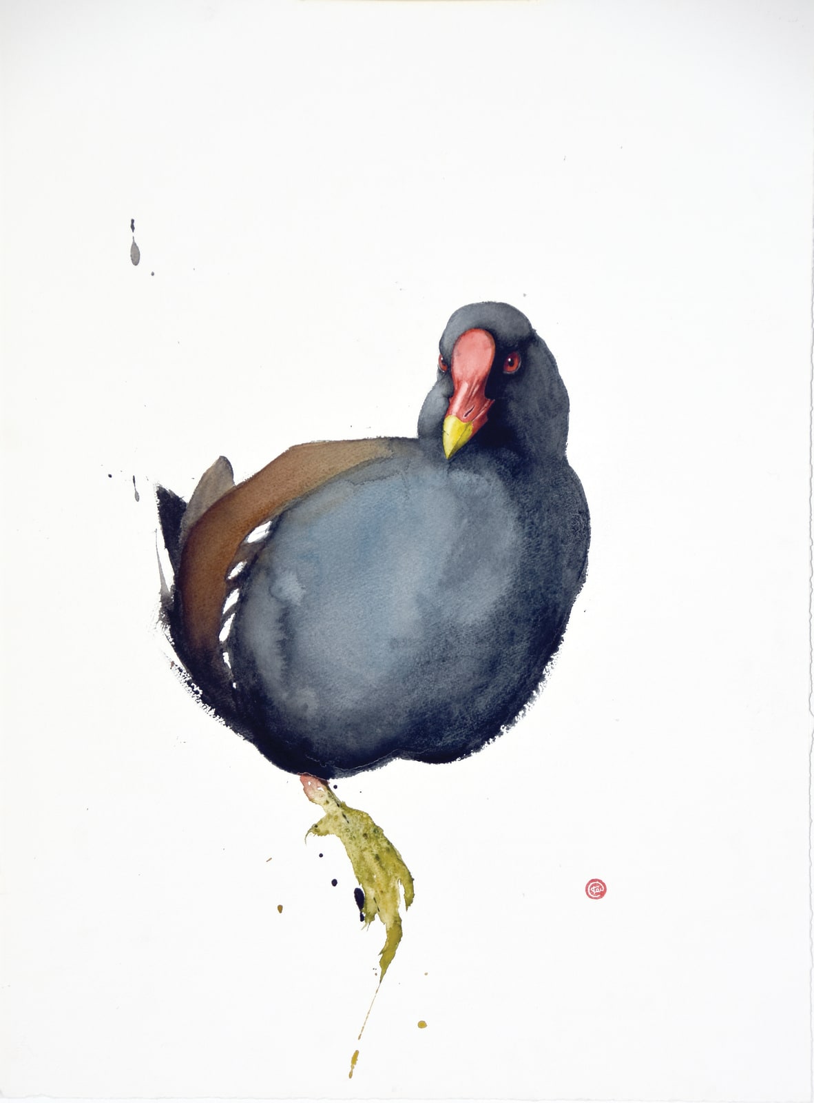Karl Martens, MOORHEN (Unframed), 2022