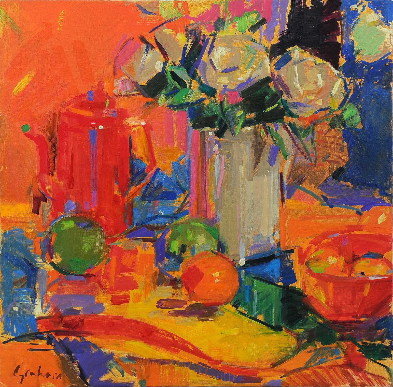 Peter Graham, STILL LIFE WITH COFFEE POT