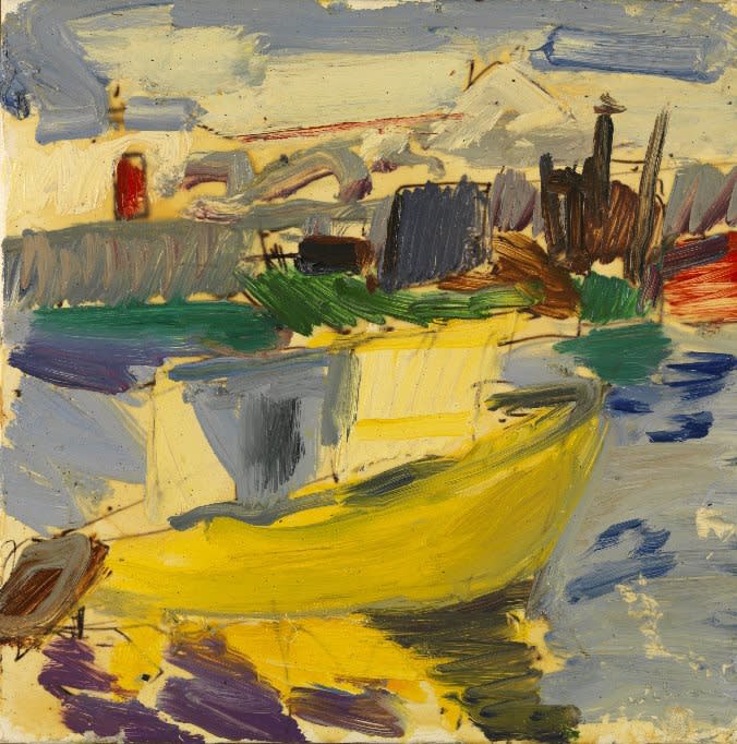 Christopher Johnson, THE YELLOW BOAT, MALLAIG, 2009
