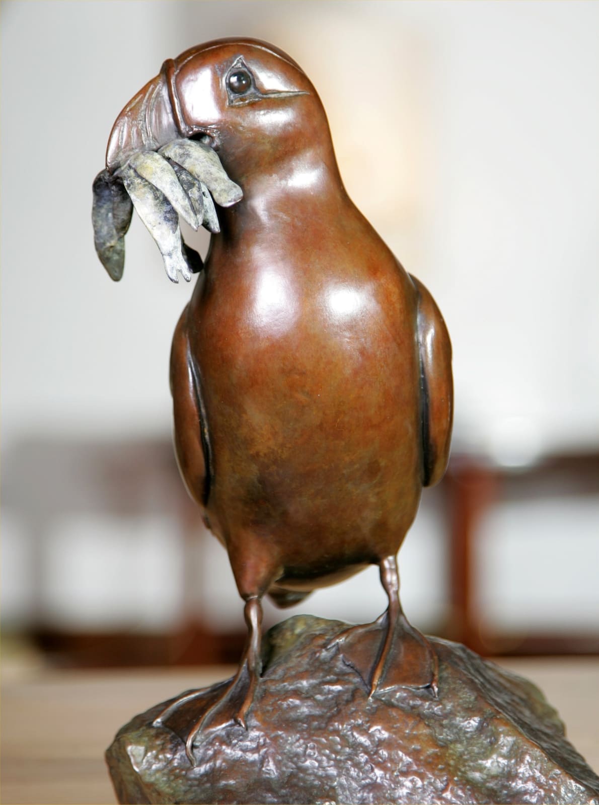 Eddie Hallam, PUFFIN WITH FISH